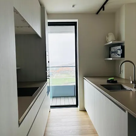 High-End Seaview Apartment In Oostende Oosteroever 6 Guests