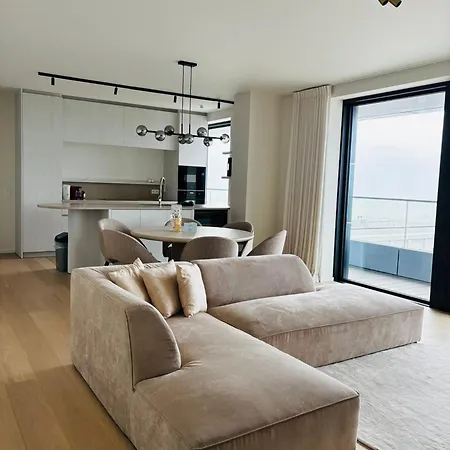 High-End Seaview Apartment In Oostende Oosteroever 6 Guests * オステンド